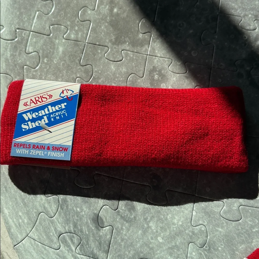 Aris Weather Shed Acrylic Knit Gloves‎ And Headband Set